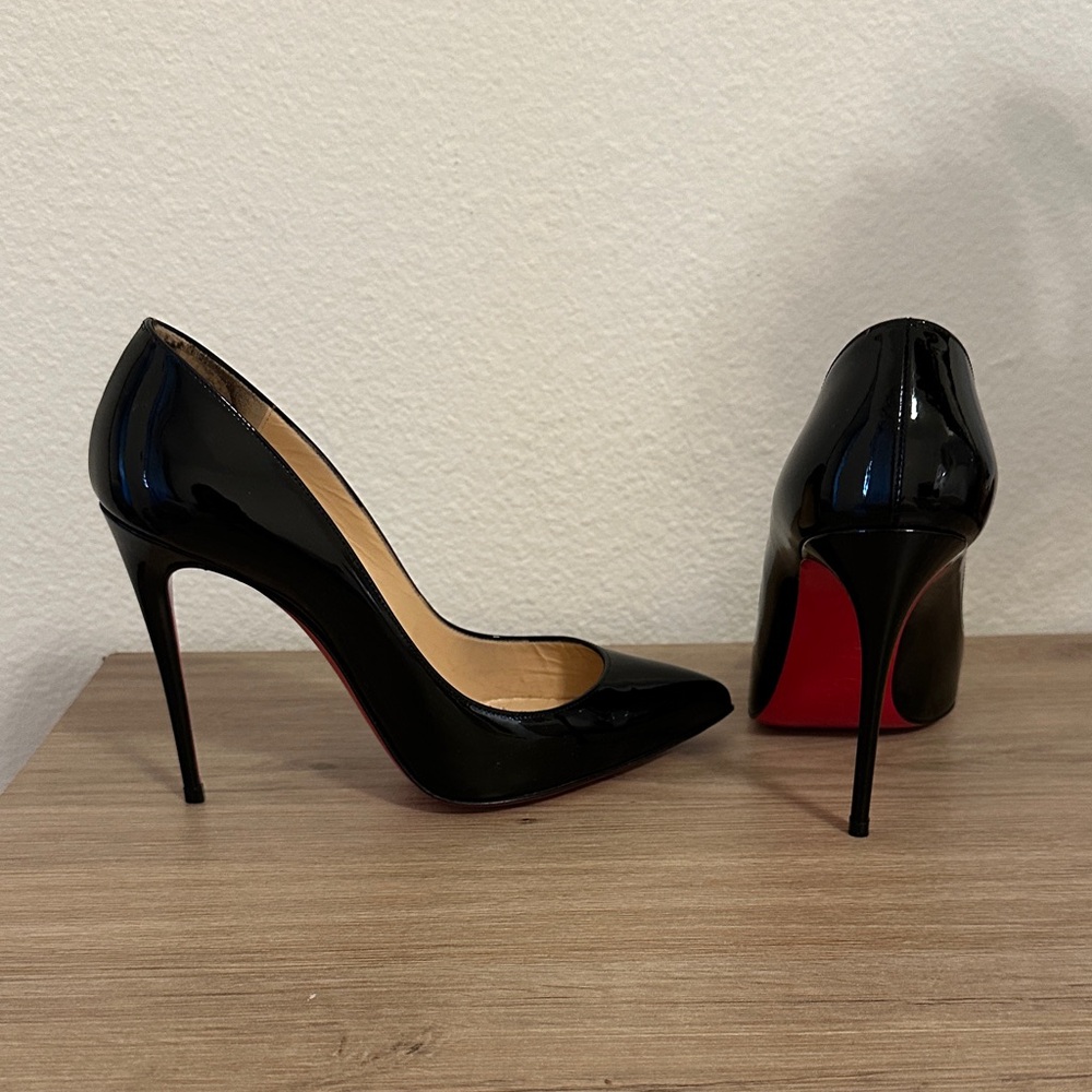 Christian Louboutin Glossy Black Heels